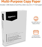 Amazon Basics Multipurpose Copy Printer Paper, 20 lb, 8.5 x 11 Inches, 3 Reams - Image 2