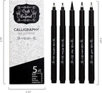 Craft 'n' Beyond Calligraphy Brush Pens Pack of 5 Markers - Image 7
