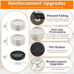 Furniture Risers Bed Risers Heavy Duty 1 inch, 2 inch, 3 inch, 4 inch Round - Image 3