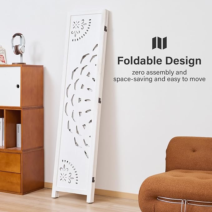 66.9Inch Wooden Room Partition - Image 5