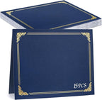gisgfim 15Pcs Certificate Holders Diploma Covers Single Sided Gold Foil Border by gisgfim