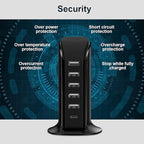 Charger Block 6 in 1 Upoy, 40W USB C Charger 3A, Charging Hub - Image 7