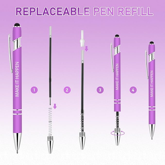 Luxeviss 20 Pcs Inspirational Pens Bulk - Image 9