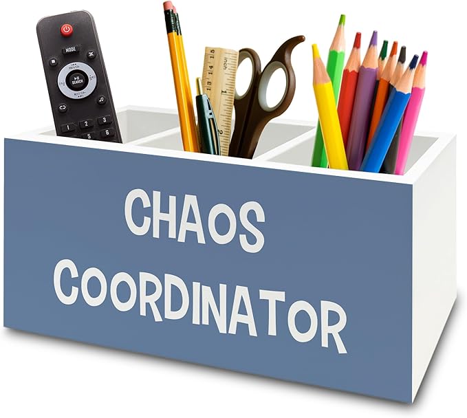XPH Chaos Coordinator Blue Pen Pencil Holder Organizer by XPH