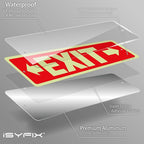 iSYFIX Exit Signs with Directional Right & Left Arrow, Glow in the Dark - Image 9
