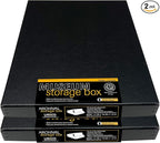 Lineco Museum Archival Storage Box, 11.75x15.25x1.5 in. Drop Front Design. by Lineco