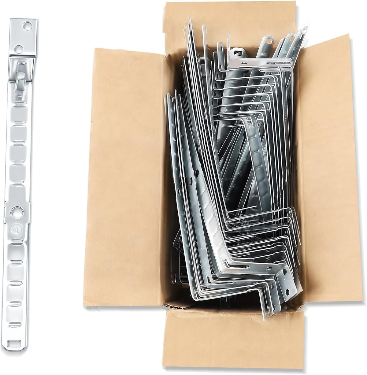 100-Pack Stud Wall Mounting Cable Support, Galvanized Steel Wall-Mounted Supp...