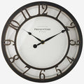 Presentime & Co 10" Farmhouse Series Wall Clock, Vintage Style, Retro Clock by Presentime