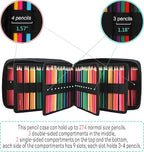 JAKAGO 274 Slots Colored Pencil Case Large Capacity Pen Holder - Image 3