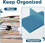 Two Pocket Folders, PANDRI 50 Pack 2 Pocket Folders, Letter Size Paper File - Image 3