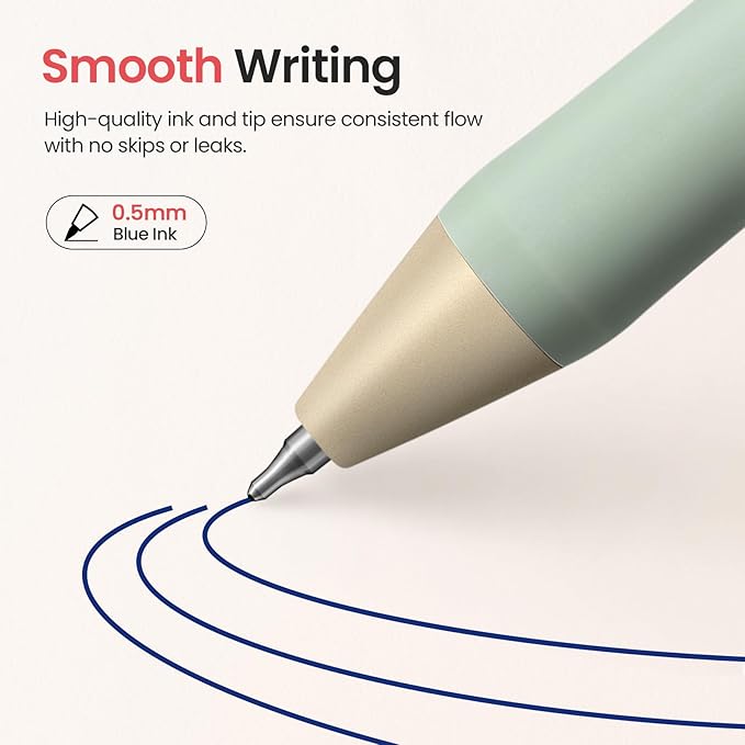 Taja Gel Pens, 0.5mm Fine Point Smooth Writing Pens - Image 3