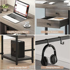 Tribesigns 79 Inch Extra Long Desk, Two Person Desk - Image 9