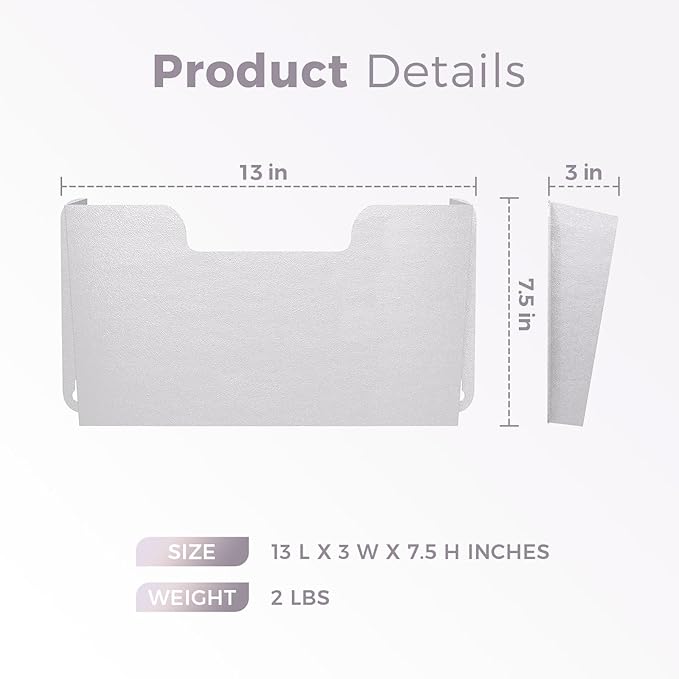 OSKIE DR POCKET RACK Wall-Mounted File Rack, Single Pocket, Metal Organizer - Image 3