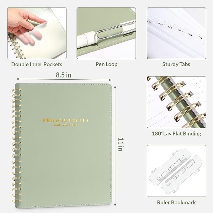 SUNEE 2026 Planner 8.5" x 11" – Dated Productivity Planner - Image 5