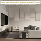 6 PCS Acoustic Panels, Large Soundproof Wall Panels, Professional Fiberglass - Image 6