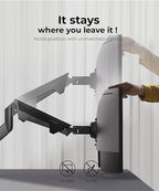 Modernsolid Heavy Duty Monitor Arm Desk Mount - Image 5