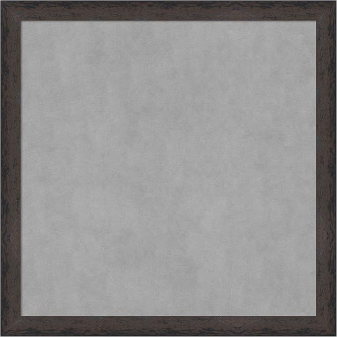 Amanti Art Black Framed Magnetic Board 27x27 Medium Vision Board by AmantiArt