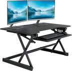 Rocelco 40" Height Adjustable Standing Desk Converter - Image 2