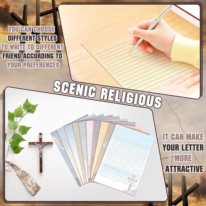 TaoBary 160 Pcs Stationery Paper Set 50 Double Sided Stationery Papers - Image 5