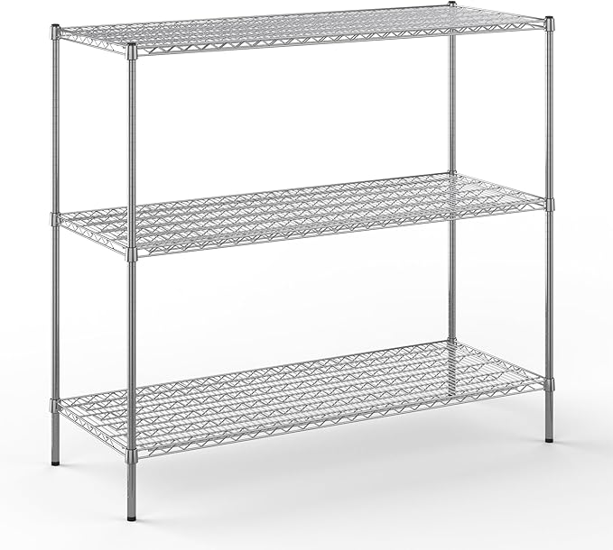 Regal Altair 24" Deep x 60" Wide x 54" Height Wire Shelving Kit | 3-Tier | NSF by Regal+Altair