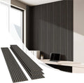 Olanglab Wood Slat Wall Panels 4 Pack, Wooden Acoustic Wall Panels, 94.5"x12.6" by Olanglab