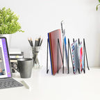 2 Sets Triangle File Folder Rack, 7 Sections File Holder, File Storage - Image 4
