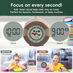 Visual Timer for Kids, 299-Minute Cute Kids Squirrel Timer, ADHD Autism Toddler - Image 3