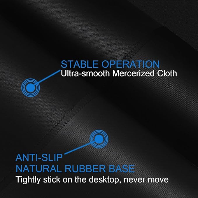 Mouse pad, Gaming Mouse pad Durable Stitched Edge, Premium-Textured Water - Image 5