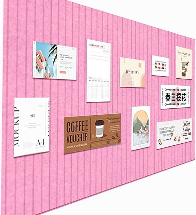 Large Felt Wall Tiles Cork Boards by Unknown