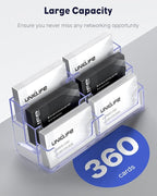 Uniclife 2 Pack Acrylic Business Card Holder - Image 6