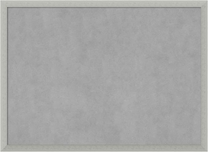 Amanti Art Silver Framed Magnetic Board 22x30 Medium Vision Board by AmantiArt