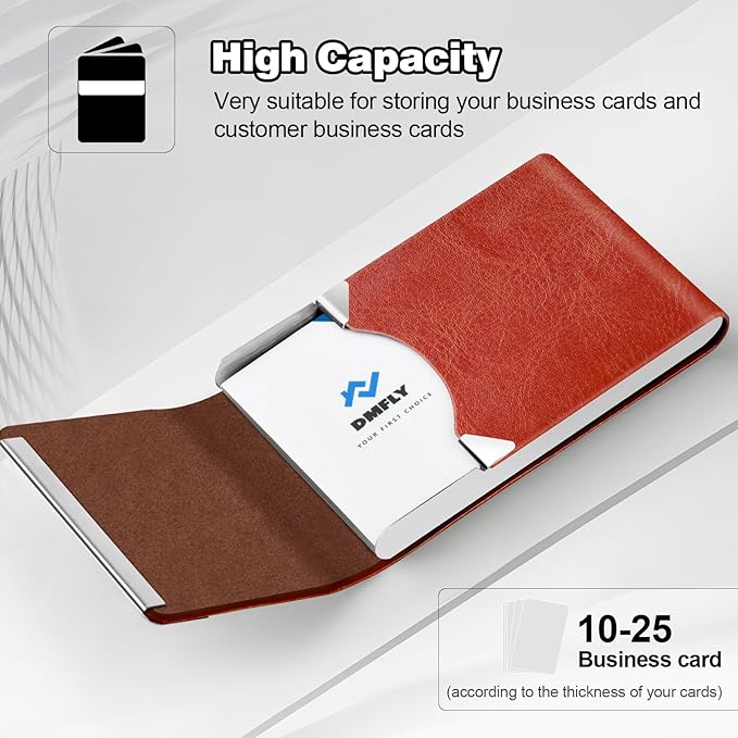 Business Card Holder for Women or Men, Business Card Case - Image 2