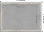 Amanti Art Silver Framed Magnetic Board 19x27 Medium Vision Board - Image 4