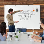 Large Glass Whiteboard, 72 x 48 Inches Magnetic Glass Dry Erase Board - Image 6