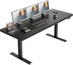 OffiGo 71 Inch Executive Electric Standing Desk, Height Adjustable Desk
