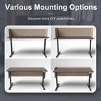 ERGO COLLECT Desk Privacy Panel, 2-in-1 Adjustable Acoustic Desktop Partition - Image 7
