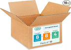 Small Moving & Shipping Boxes 8x8x4 inches by IDLPackaging