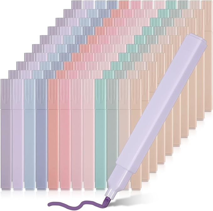 IANFAN 120 Pcs Bible Highlighters Aesthetic, Chisel Tip Cute Pastel by Unknown