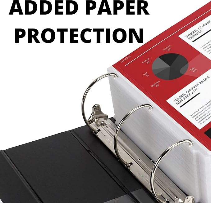 3 Ring Binder, Professional D Ring Binder 5 Inch, Presentation Folder - Image 5