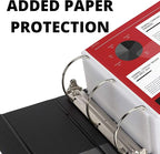 3 Ring Binder, Professional D Ring Binder 5 Inch, Presentation Folder - Image 5