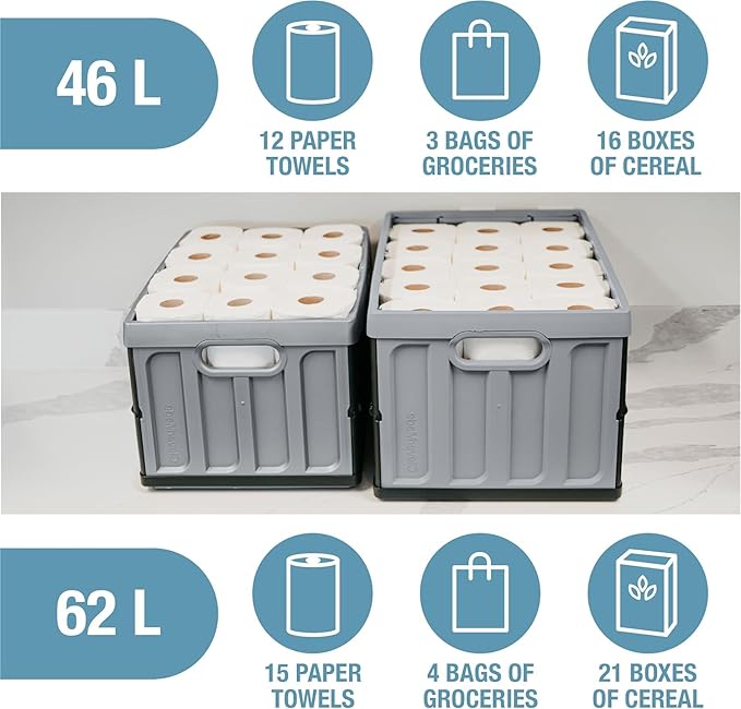 CleverMade Collapsible Storage Bins - Image 7