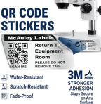 McAuley Labels Custom QR Code Stickers - Image 2