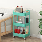 Sywhitta 3-Tier Plastic Rolling Utility Cart - Image 5