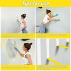 Oleitodh 12 Rolls Yellow Painters Tape Bulk 3 inch x 60 Yards, Painters Masking - Image 5