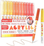 kander Acrylic Gel Pens, 12 Colors Highlighter Acrylic Gel Ink Pens by Yourcreativeassistant