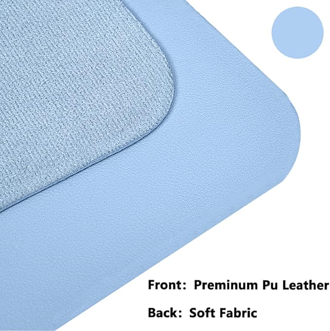 PU Leather Desk Pad Protector Gaming Mouse Pad Non Slip Desk Mat - Image 6