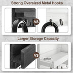 Lwenki Mail Organizer for Wall Mount – Key Holder - Image 3