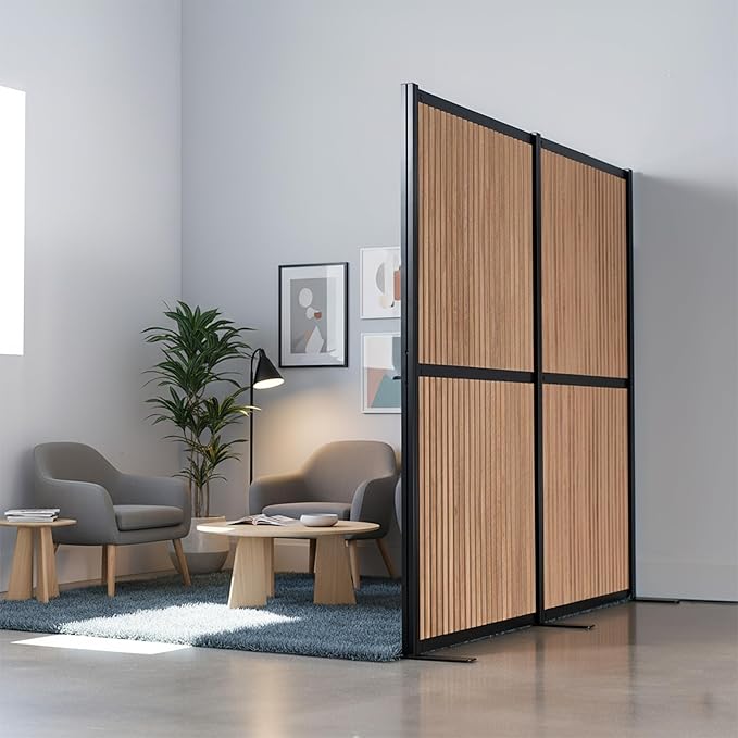 VIVO Modular Wall System, 2 PET Panels, Modern Professional Office Cubicle - Image 2