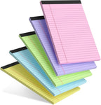 AILZFEI 5pcs Colored Note Pads 5x8 College Ruled Small Legal Pads Paper by Unknown