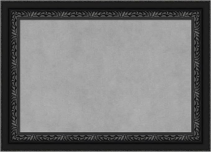 Amanti Art Black Framed Magnetic Board 16x22 Small Vision Board by AmantiArt